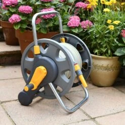Hozelock 2-in-1 Assembled Empty Hose Reel -Outdoor Gardening Shop 5010646046473 3