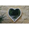 Woodlodge 52cm Wooden Solar Heart Mirror
