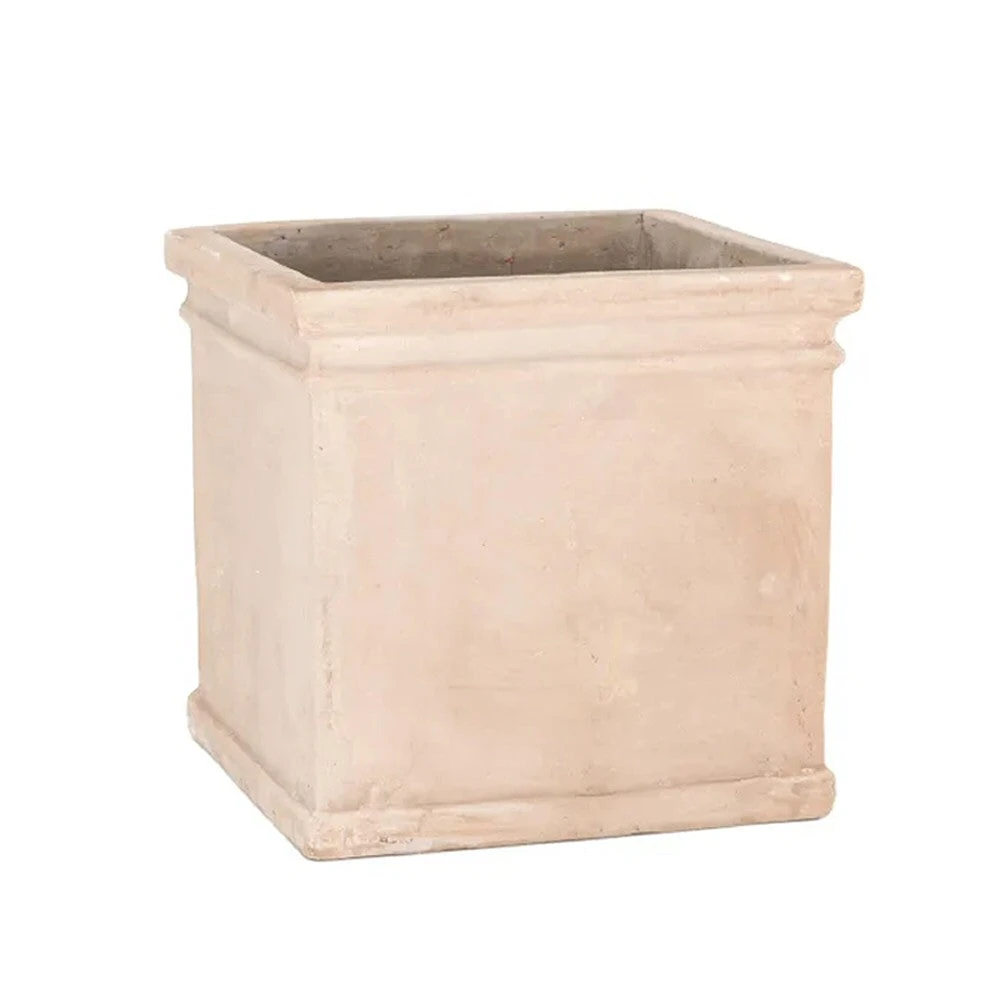 Woodlodge 37cm Chocolate Square Terracotta Pot 1 Woodlodge 37cm Chocolate Square Terracotta Pot