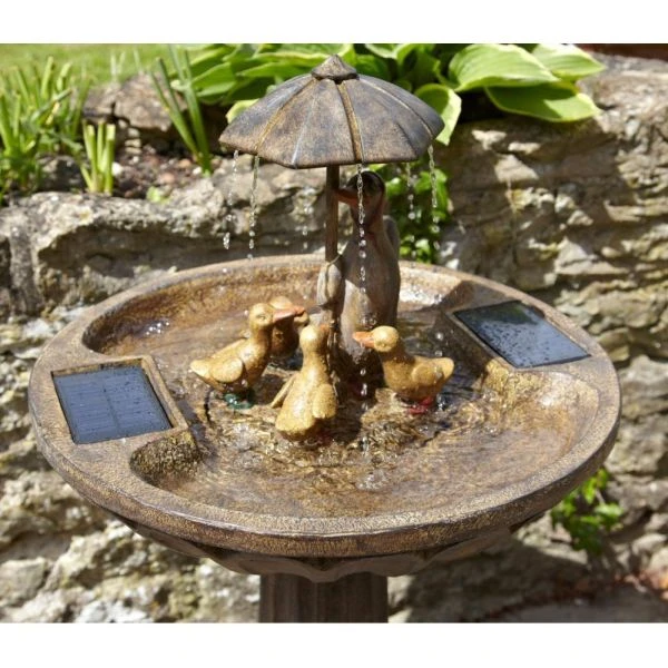 Smart Solar 84cm Duck Family Solar Water Feature 1 Smart Solar 84cm Duck Family Solar Water Feature