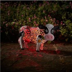 Smart Solar 39cm Daisy Cow Silhouette