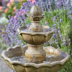 Smart Solar 98cm 3-Tier Kingsbury Solar Water Feature -Outdoor Gardening Shop 5050642013253 3