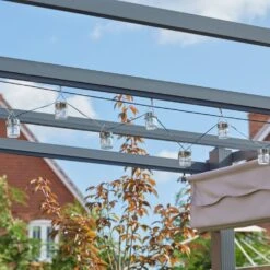 Smart Solar 10 Firefly LED Opal Jar String Lights -Outdoor Gardening Shop 5050642067638 4