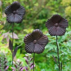 Wilstone 127cm Iron Poppy Flower Garden 6 Wilstone 127cm Iron Poppy Flower Garden -Outdoor Gardening Shop 5060345971767 3