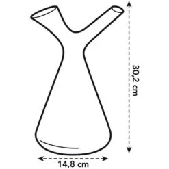 Elho 1.7 Litre Warm Grey Plunge Watering Can -Outdoor Gardening Shop 8711904302726 3