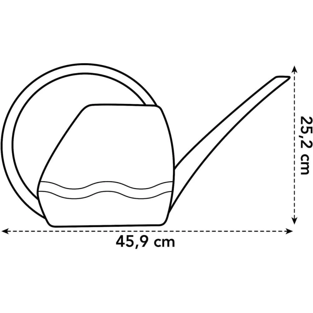 Elho 3.5 Litre Anthracite Aquarius Watering Can 3 Elho 3.5 Litre Anthracite Aquarius Watering Can - Image 3